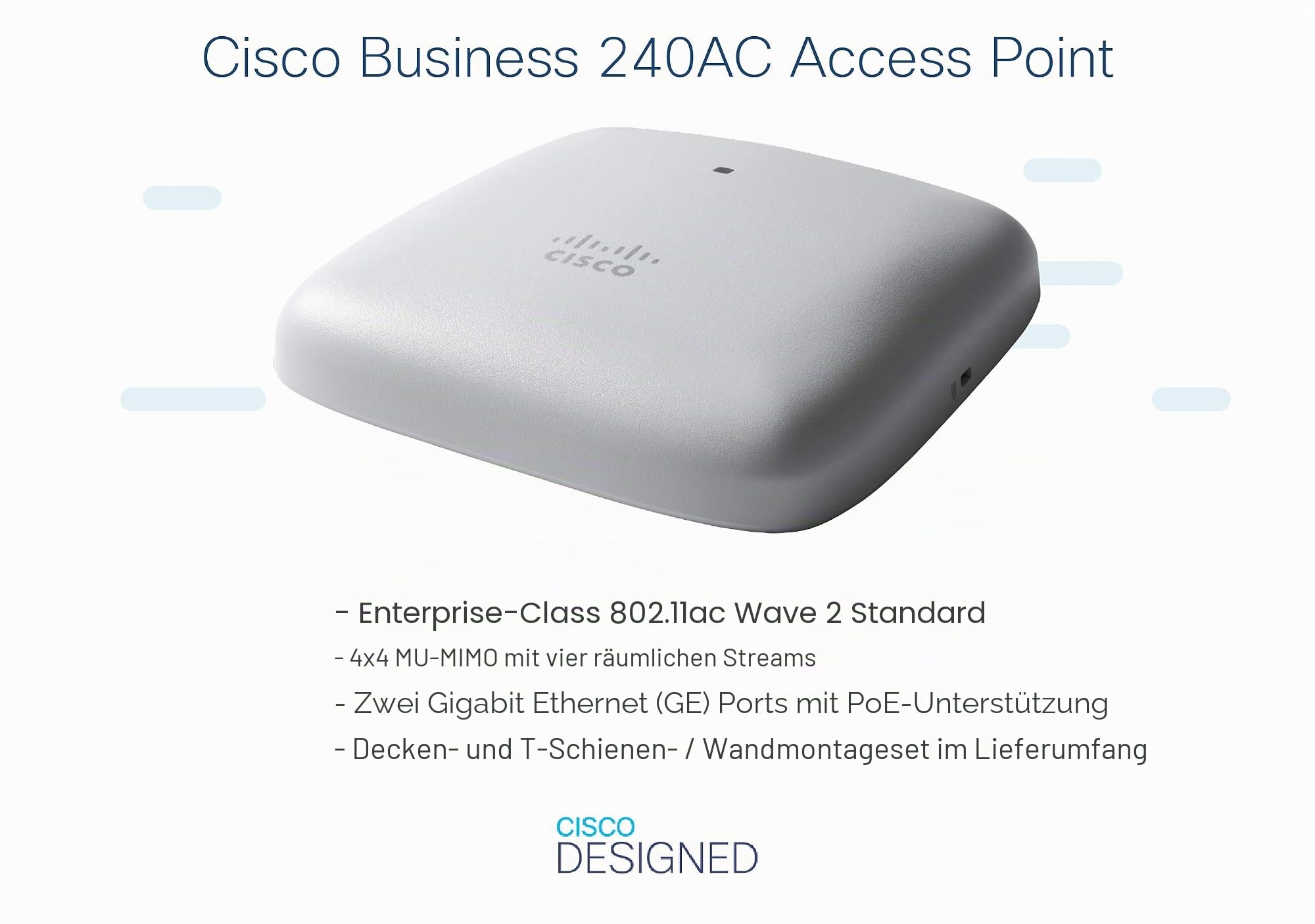 cisco-cbw240ac-e-access-point-4x4-einzelpack-2xge image 4