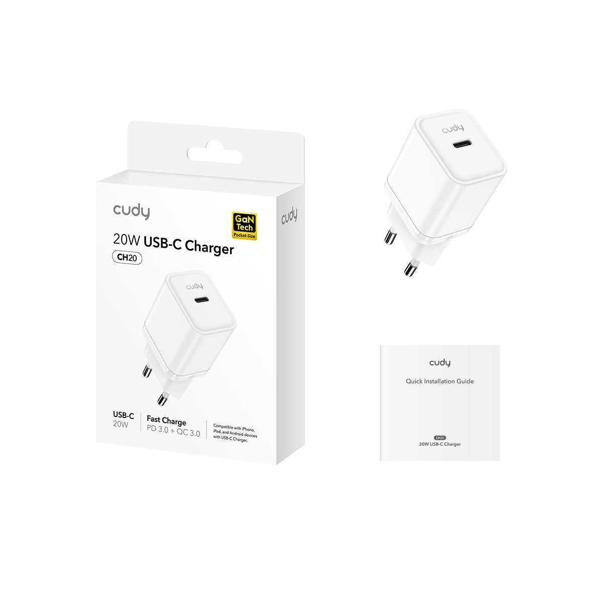 cudy-ch20-20w-usb-c-gan-ladeger-t-iphone-android image 4
