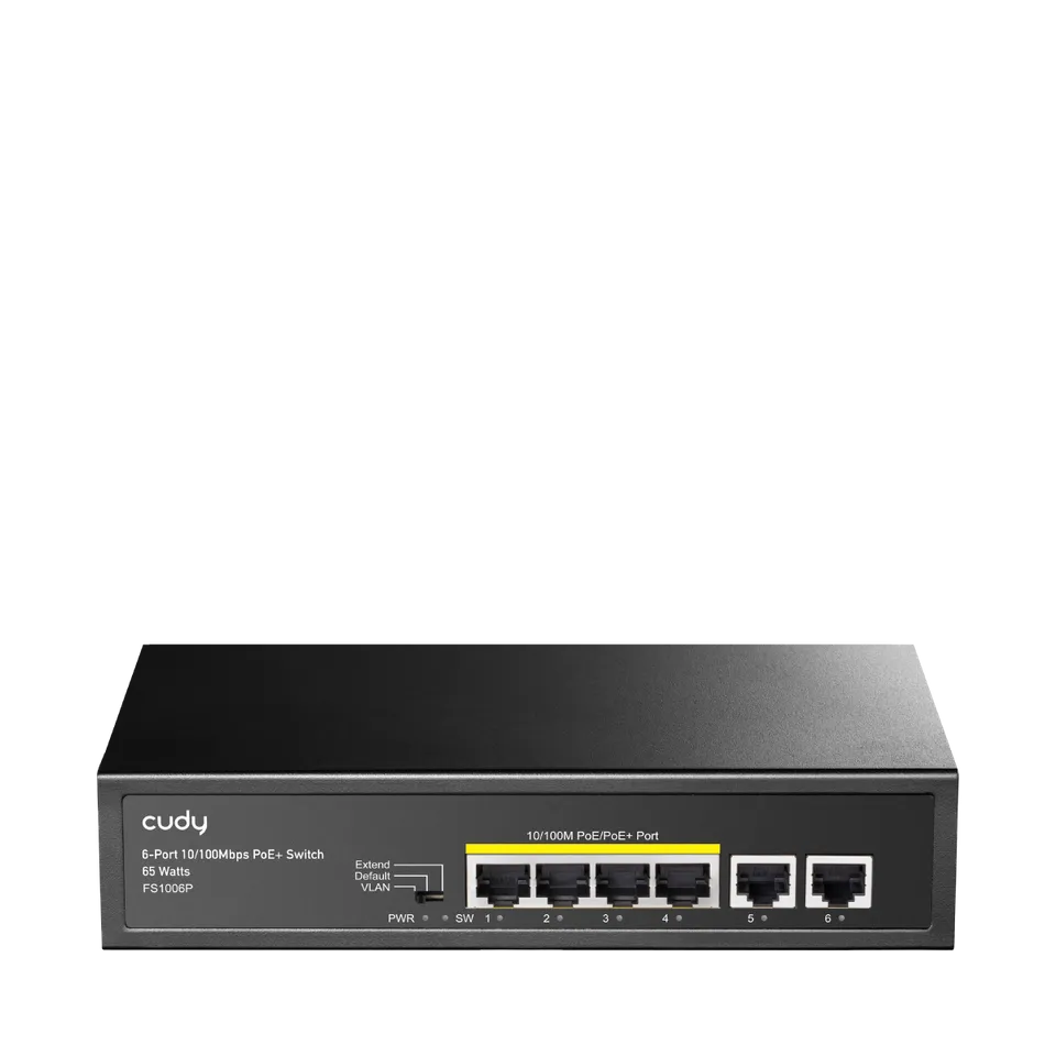cudy-fs1006p-6-port-fast-poe-switch-65w-wand image 1