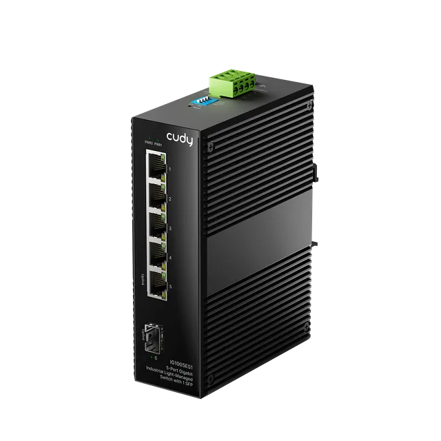 cudy-ig1005es1-5-port-industrial-switch-mit-sfp image 1
