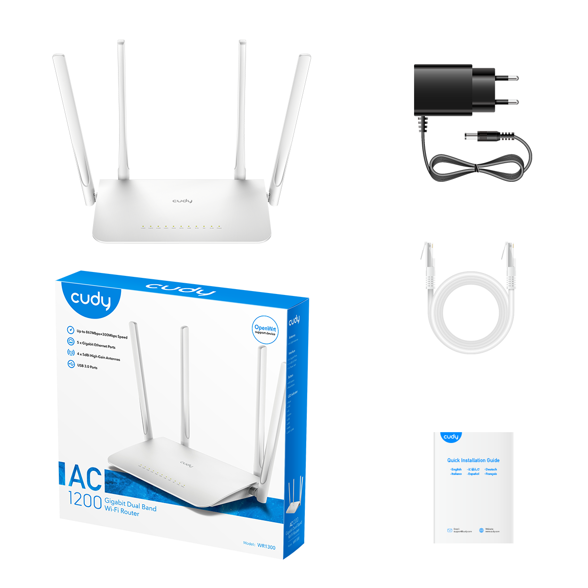 cudy-wr1300-2-0-wlan-router-ac1200-gigabit-mesh image 5