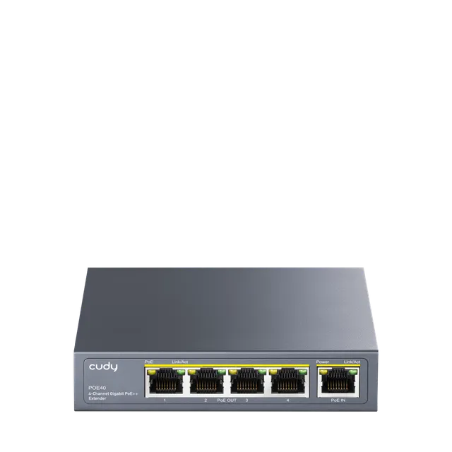 cudy-poe40-4-kanal-poe-extender-100m-reichweite image 1