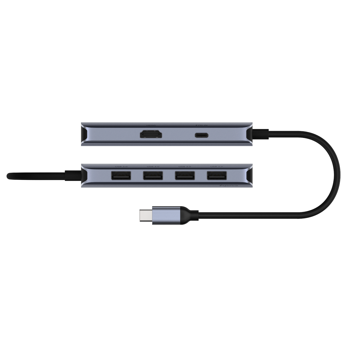 cudy-uh500-1-0-6-in-1-usb-c-hub-hdmi-4k-4x-usb-a image 3