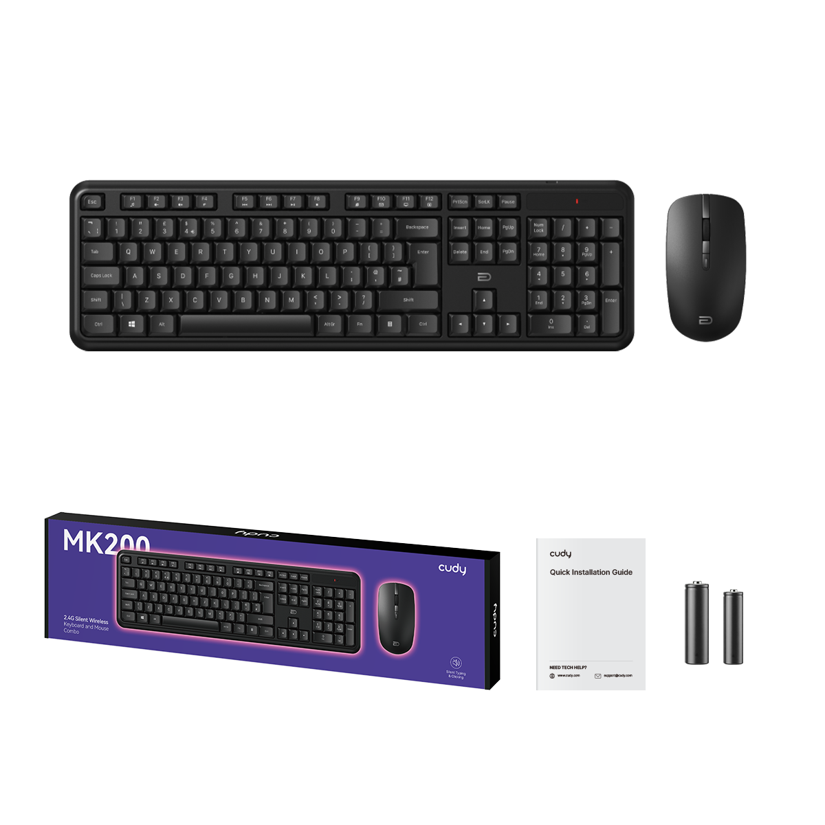 cudy-mk200-tastatur-maus-set-kabellos-leise image 2