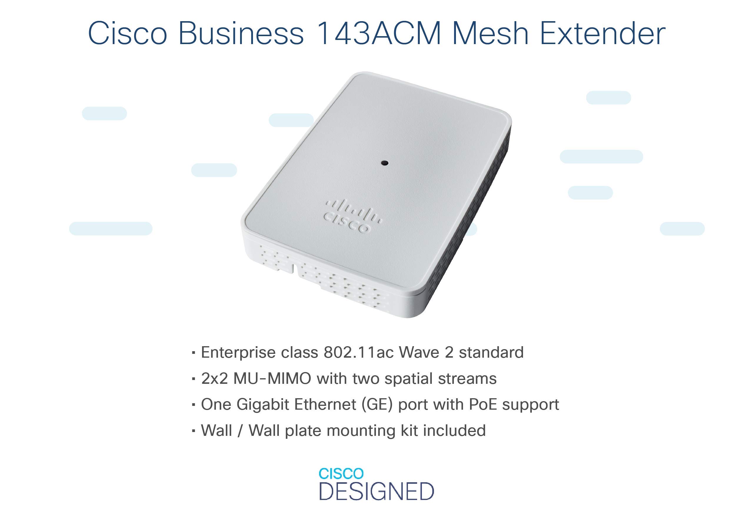 cisco-cbw143acm-wlan-mesh-extender-wand-867-mbit-s image 3