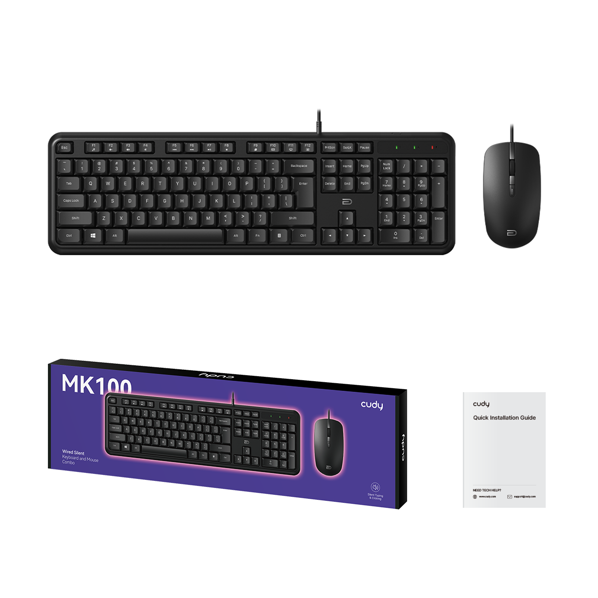 cudy-mk100-tastatur-maus-set-kabelgebunden-silent image 2