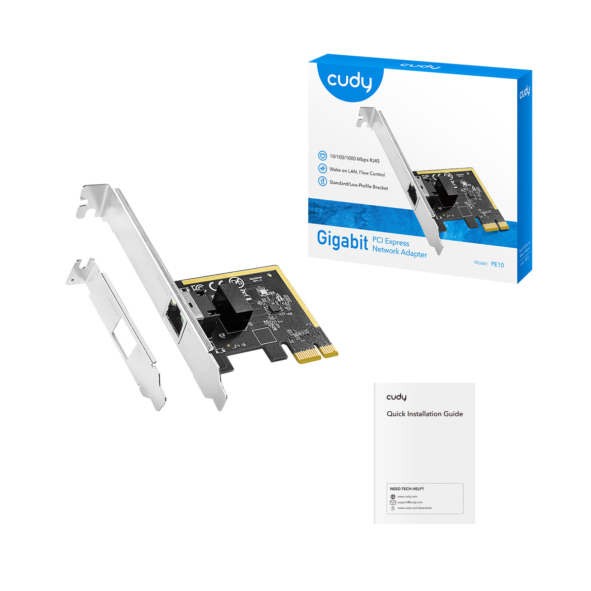cudy-pe10-gigabit-pci-e-netzwerkadapter-ethernet-wol image 3