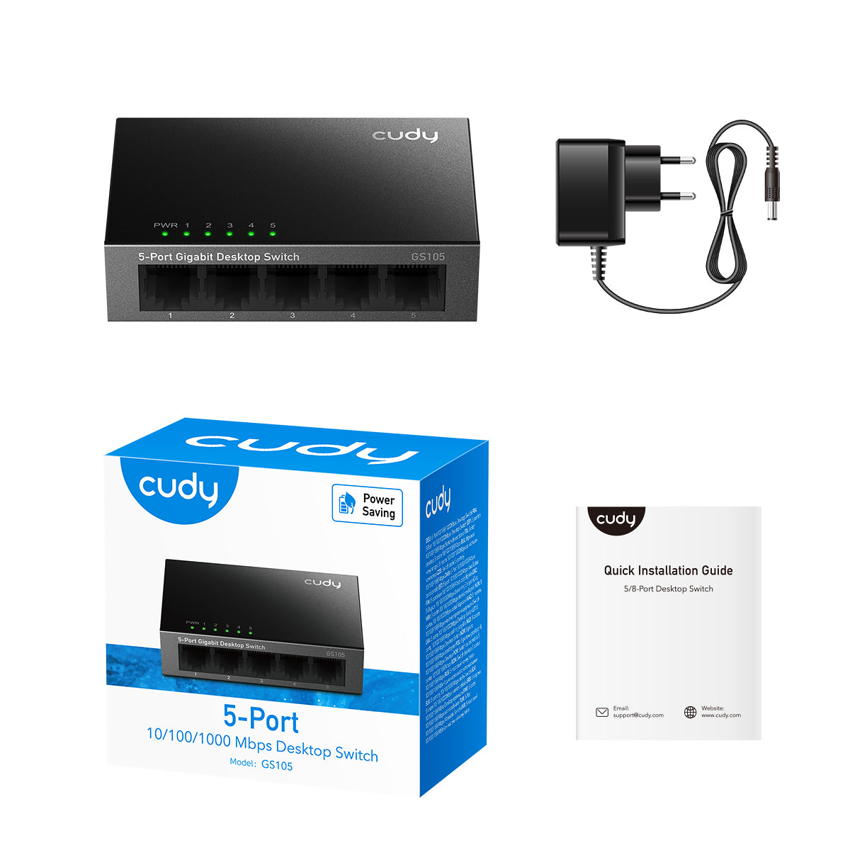 cudy-gs105-5-port-gigabit-switch-metall-unmanaged image 4