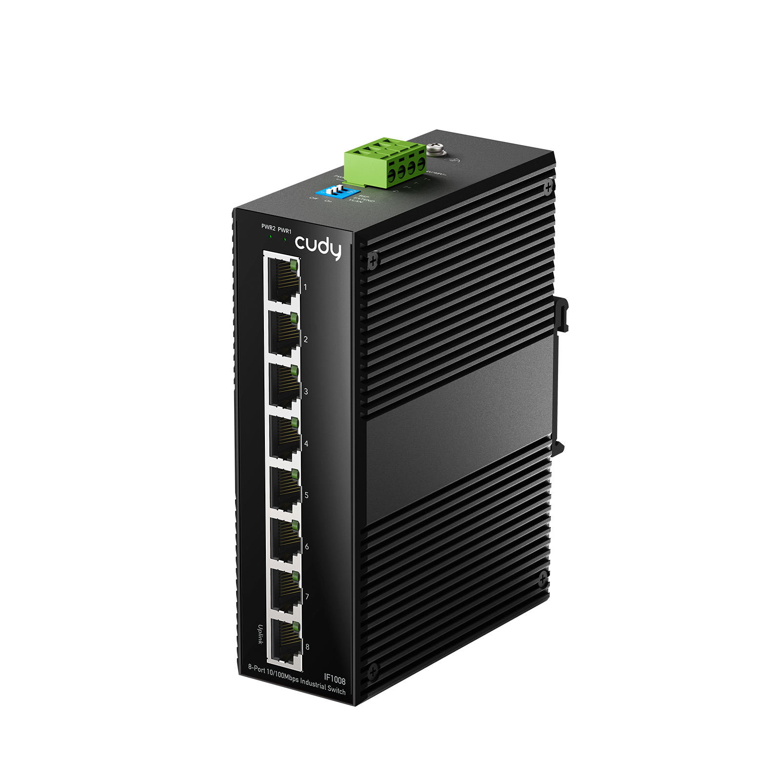 cudy-if1008-8-port-industrial-switch-10-100-unmanaged image 1