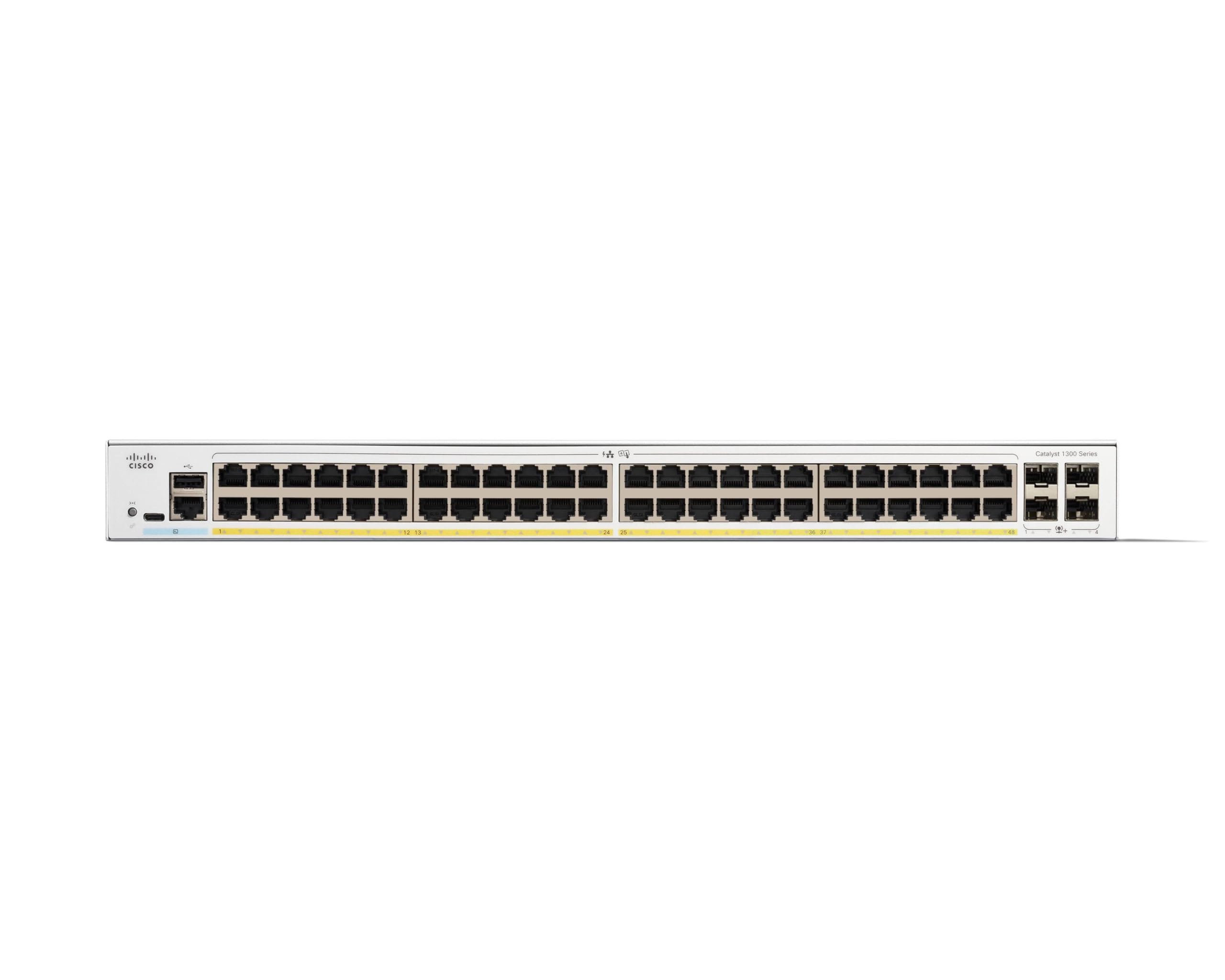 cisco-catalyst-c1300-48p-4x-switch-48-port-poe-375w image 2
