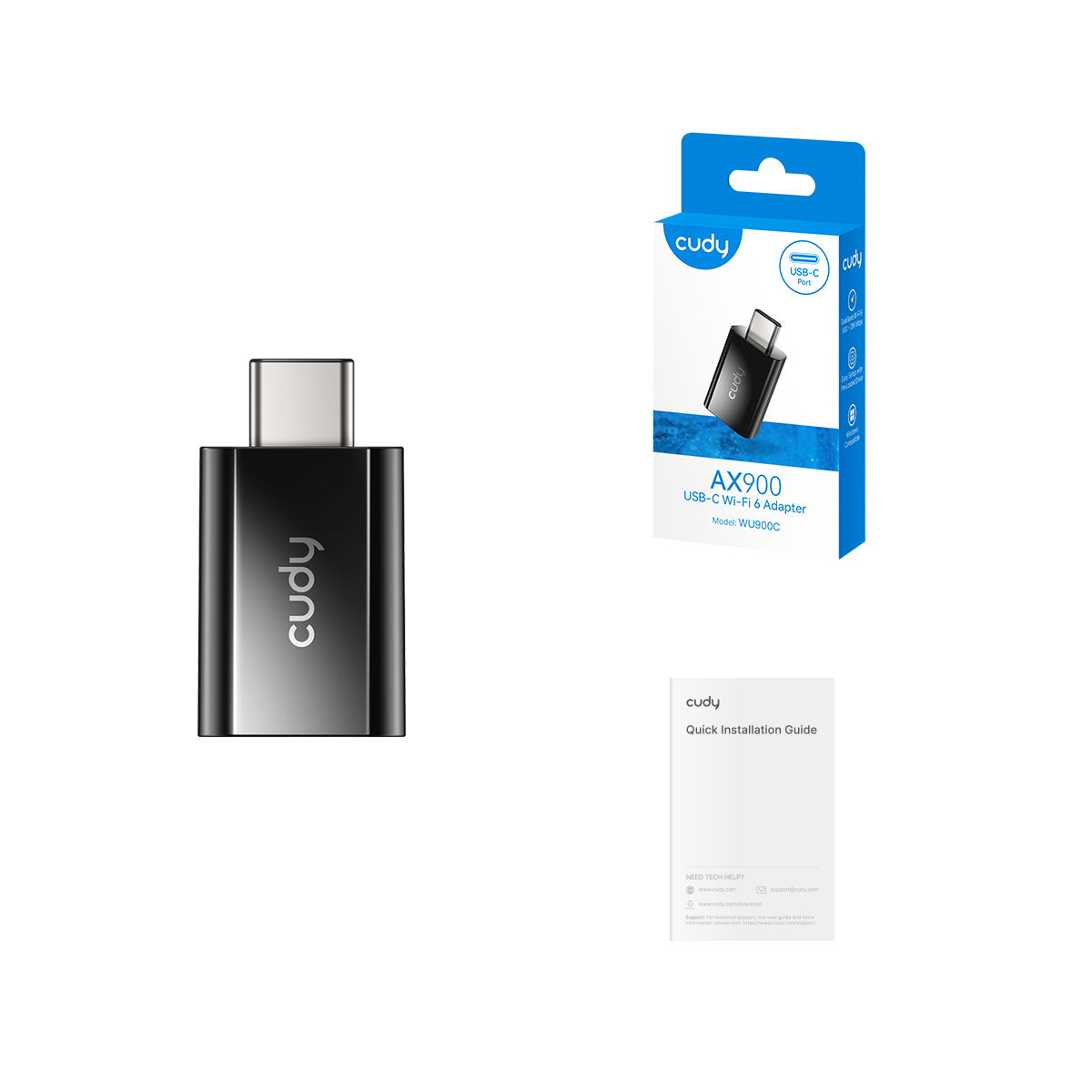 cudy-wu900c-ax900-wifi-6-usb-c-wlan-adapter image 3