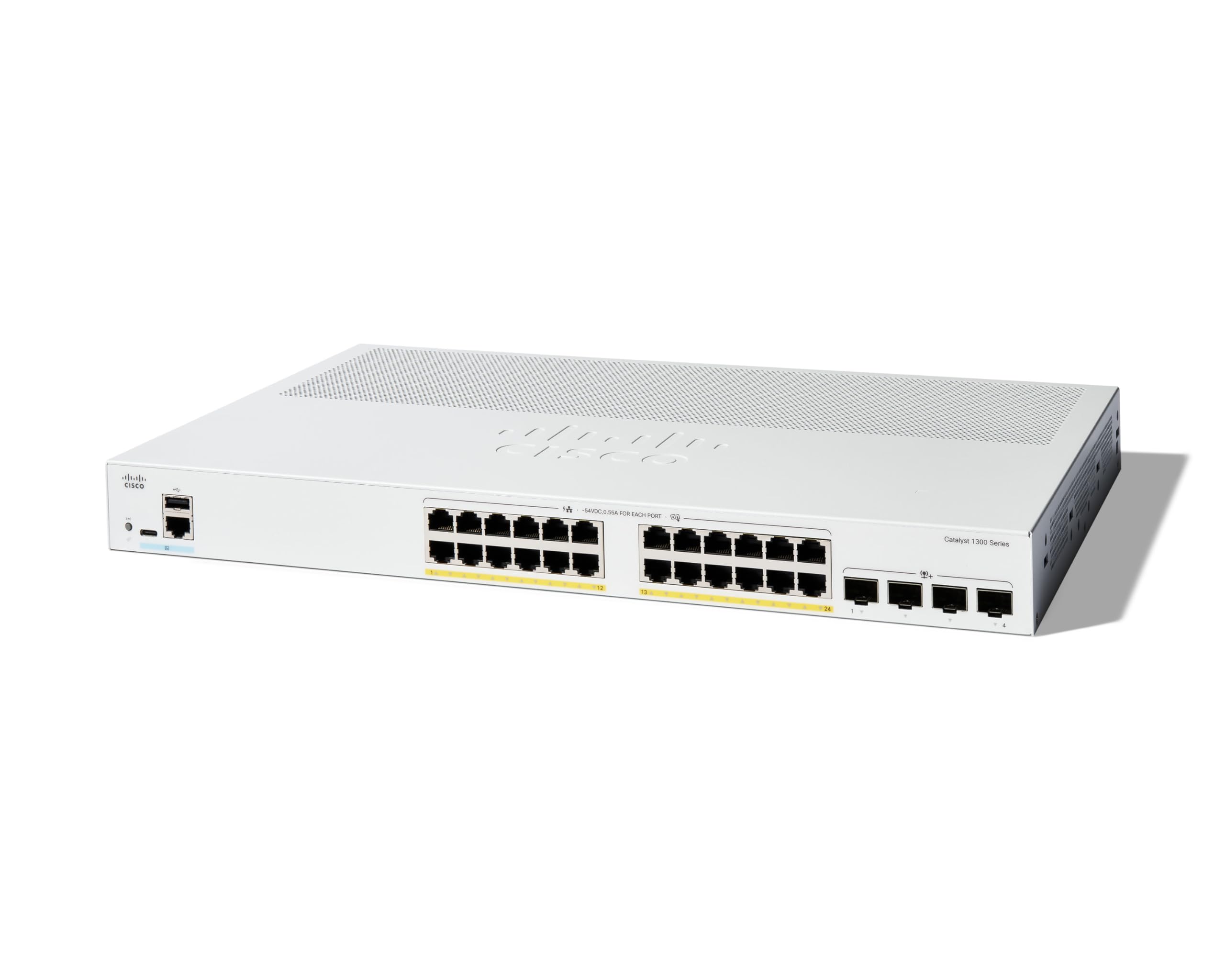 cisco-switches-catalyst-1300-24p-4x-switch-24-port-poe image 1