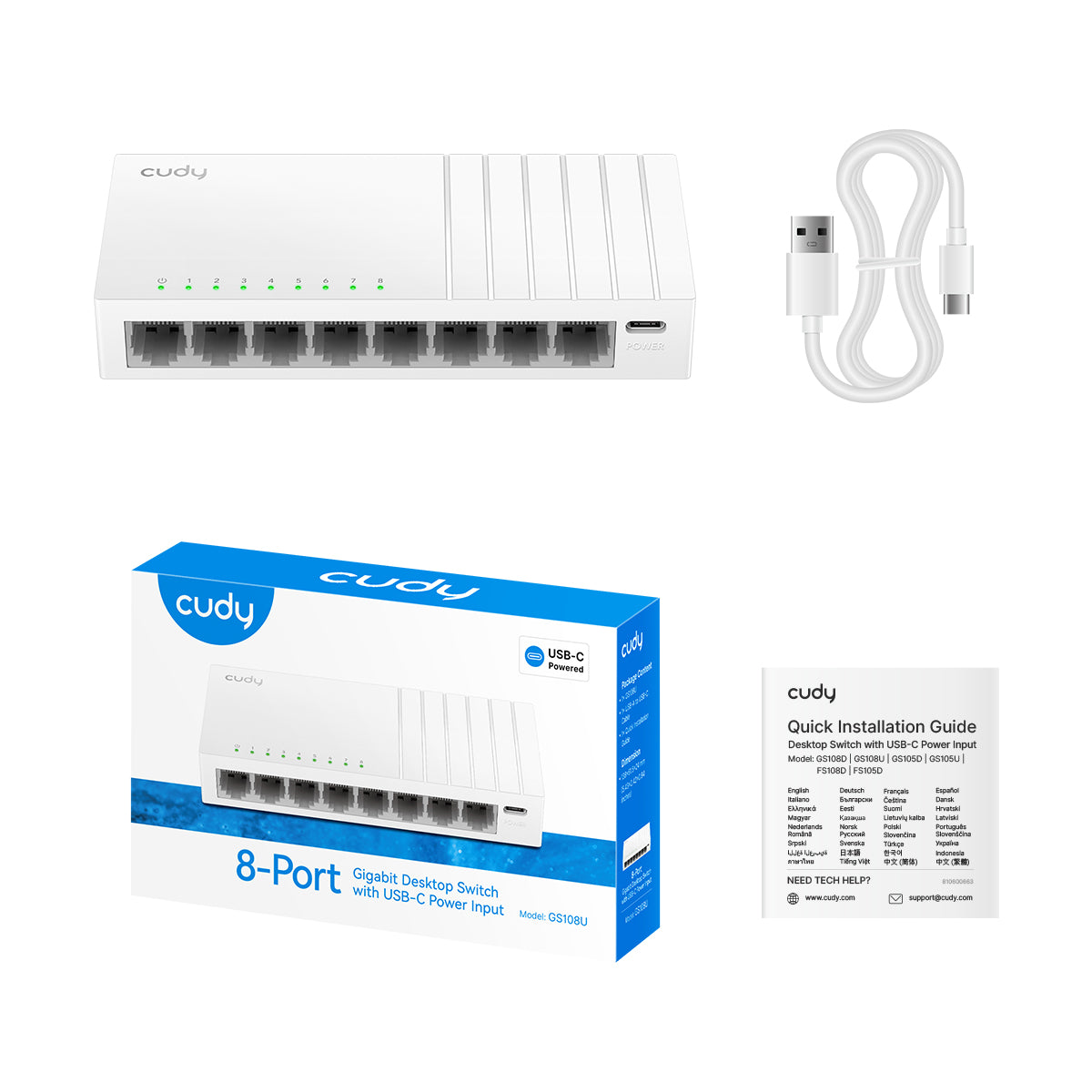 cudy-gs108u-8-port-gigabit-switch-usb-c-mini image 3