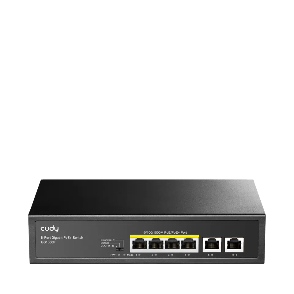 cudy-gs1006p-gigabit-poe-switch-6-port-65w image 1
