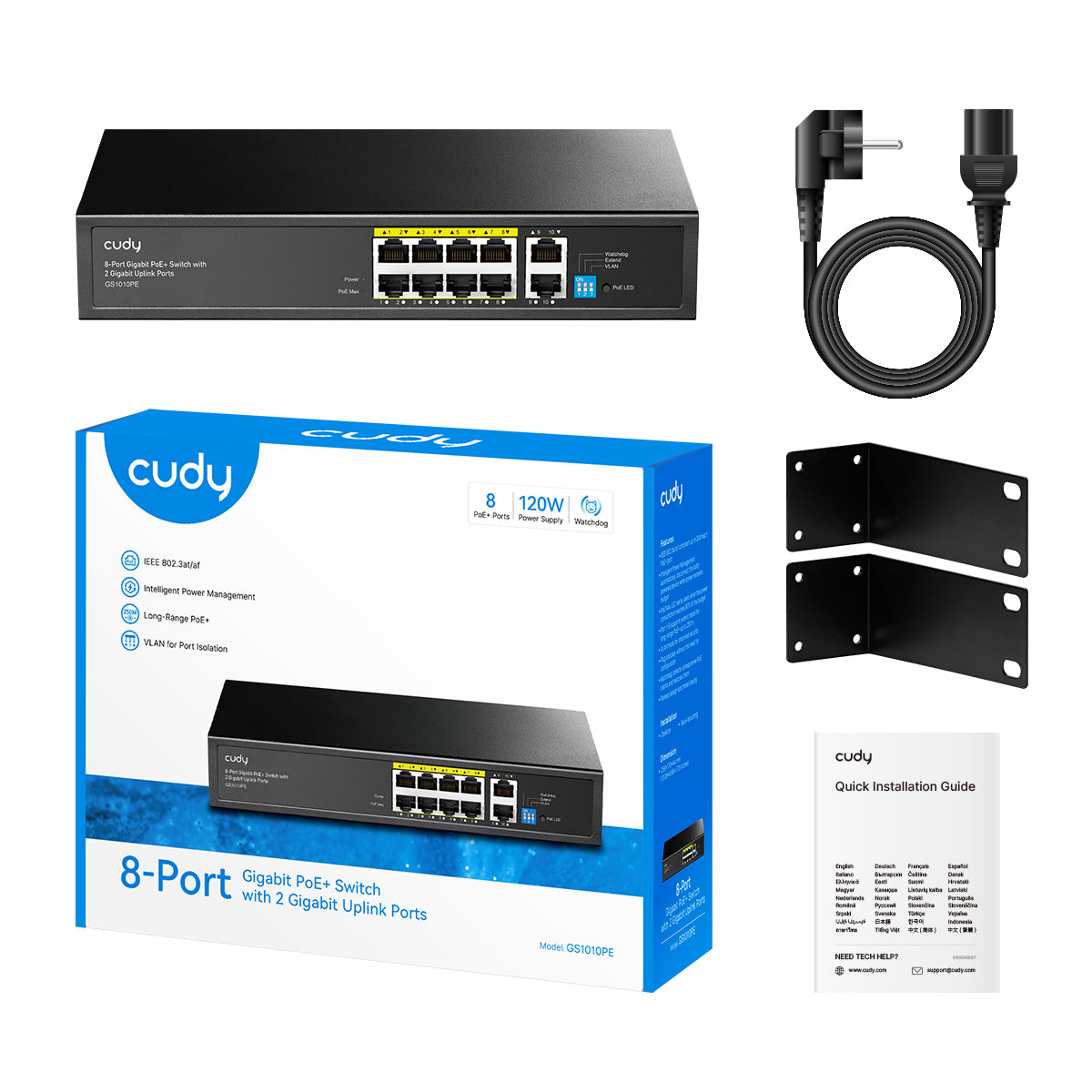 cudy-gs1010pe-8-port-gigabit-poe-switch image 2
