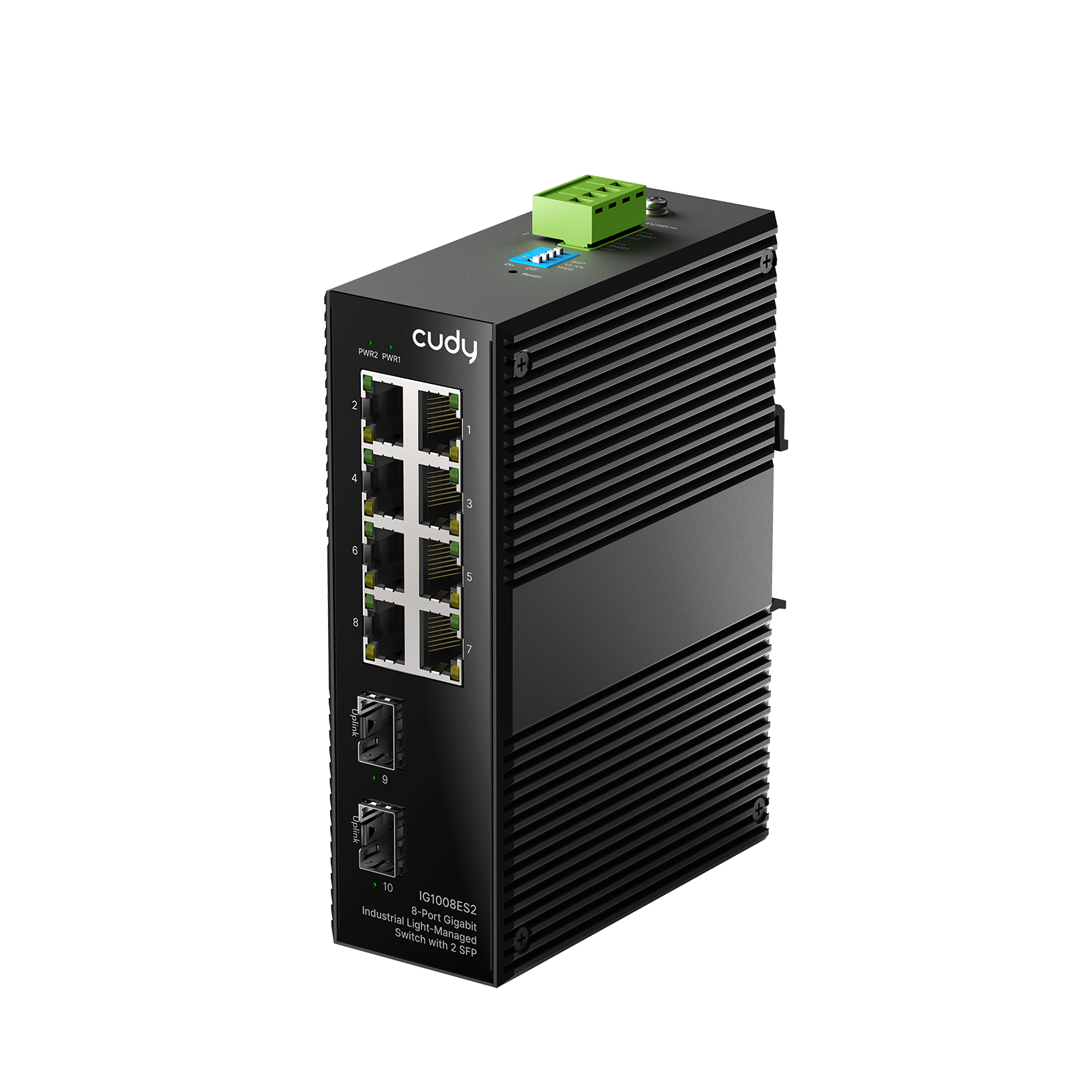 cudy-ig1008es2-8-port-industrie-switch-managed-2x-sfp image 1