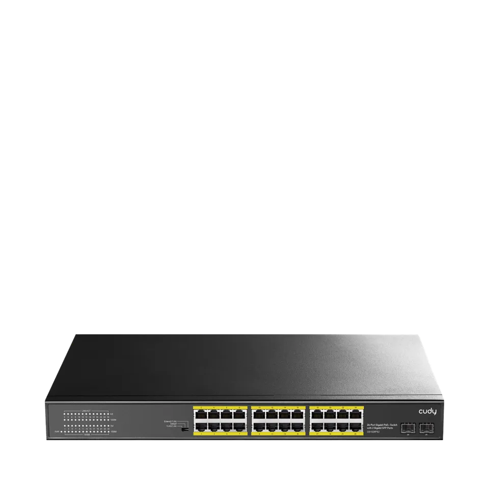 cudy-gs1028ps2-24-port-gigabit-poe-switch-mit-sfp image 1