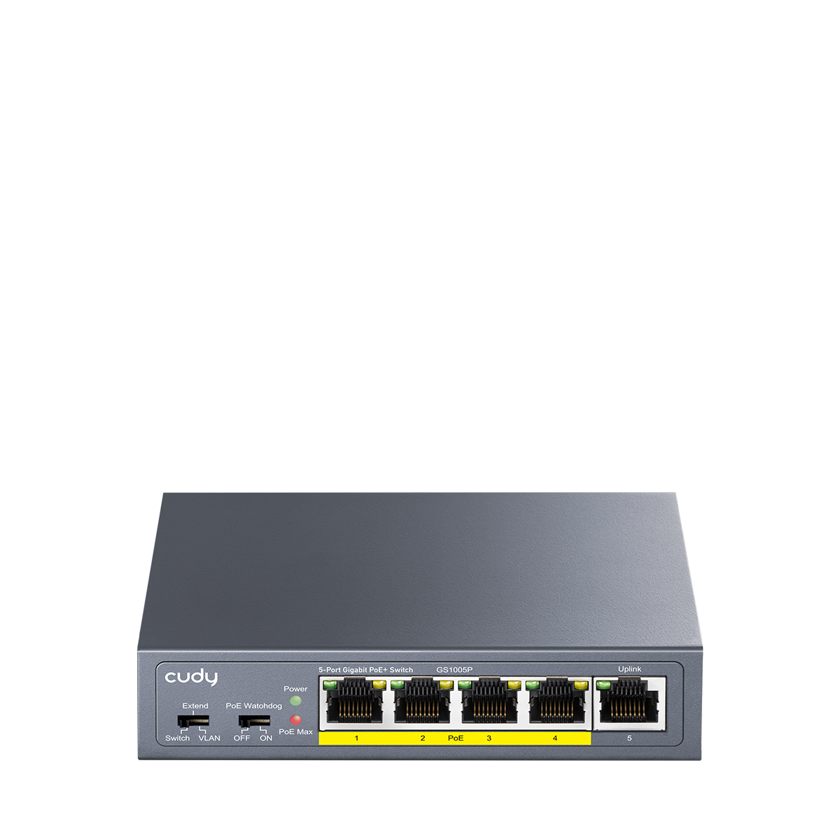 cudy-gs1005p-2-0-5-port-gigabit-poe-switch-60w image 1