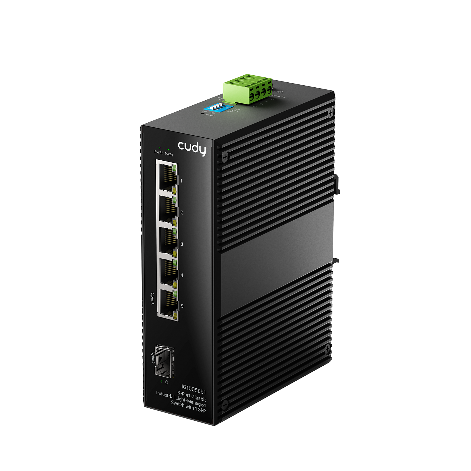 cudy-ig1005es1-5-port-industrial-switch-mit-sfp image 1