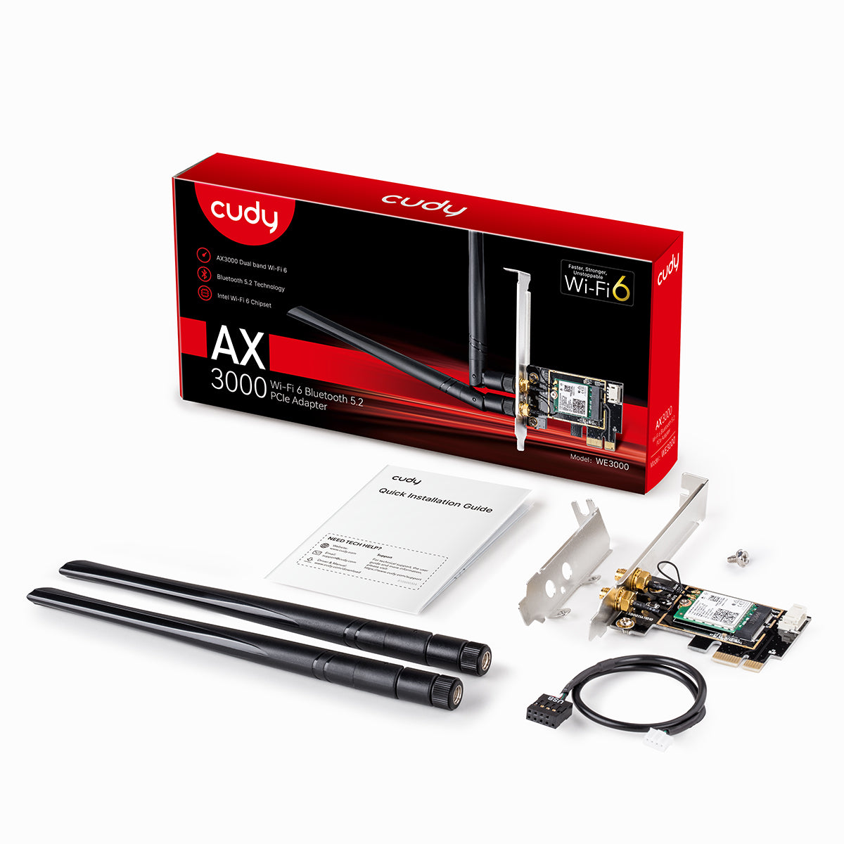 cudy-we3000-1-0-ax3000-wifi-6-pcie-wlan-adapter image 6