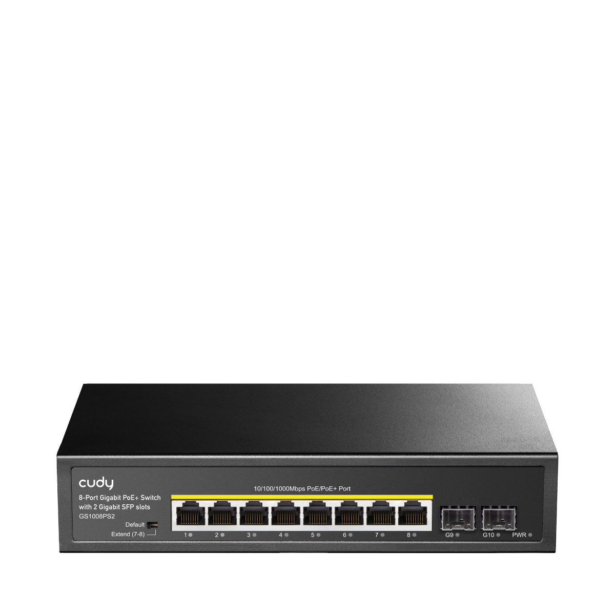 cudy-gs1008ps2-8-port-gigabit-poe-switch-mit-2-sfp image 1