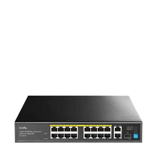 cudy-fs1018ps1-16-port-poe-switch-2xgbe-1xsfp-200w image 1