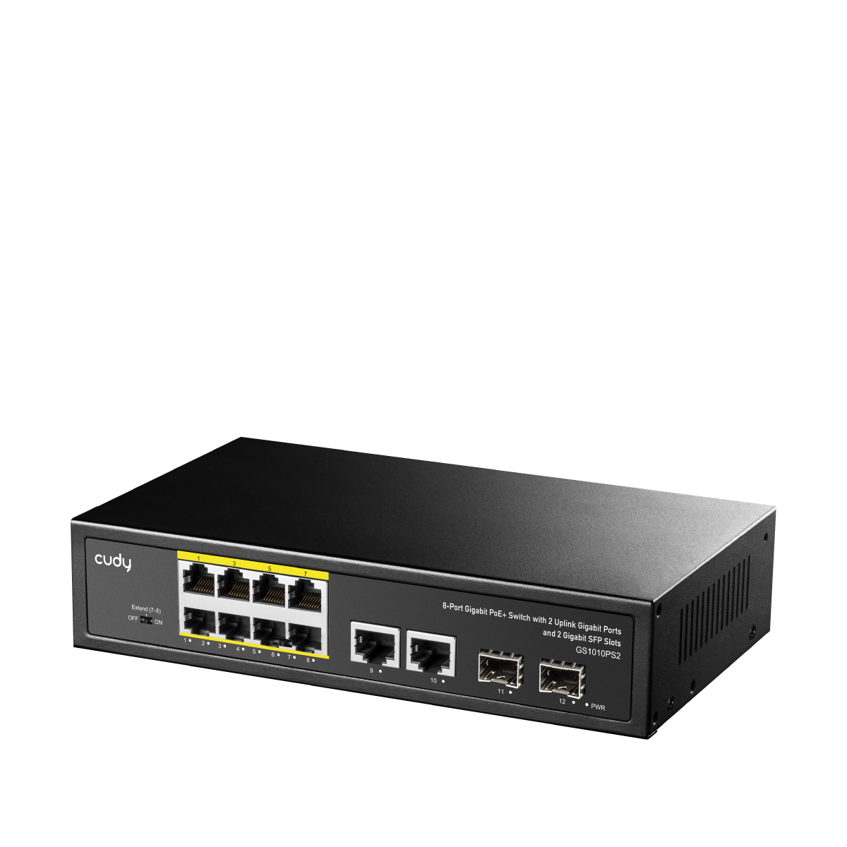 cudy-gs1010ps2-8-port-gigabit-poe-switch-120w-sfp-leise image 2