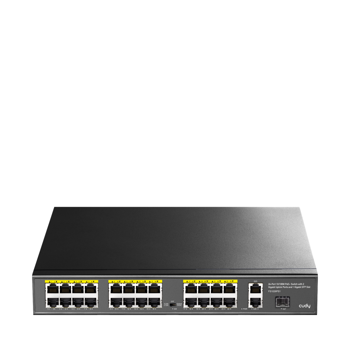cudy-fs1026ps1-2-0-poe-switch-24-port-300w-rackmontage image 1
