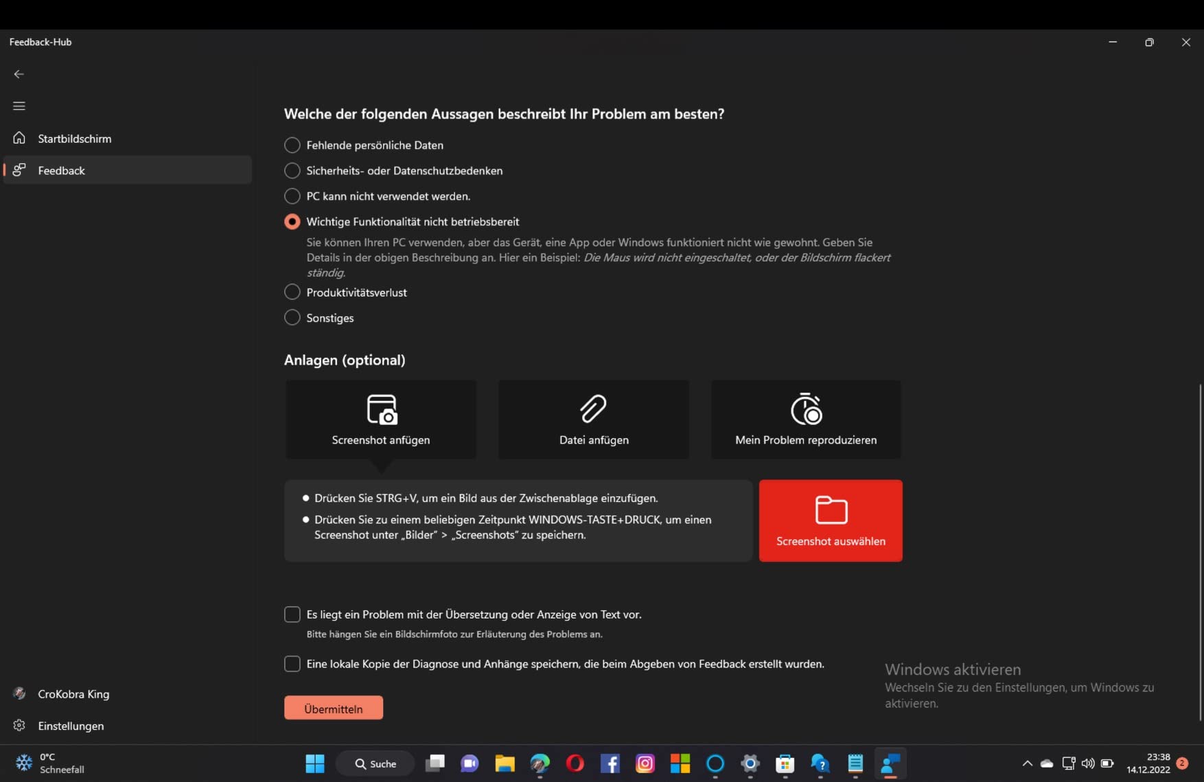 Windows läuft