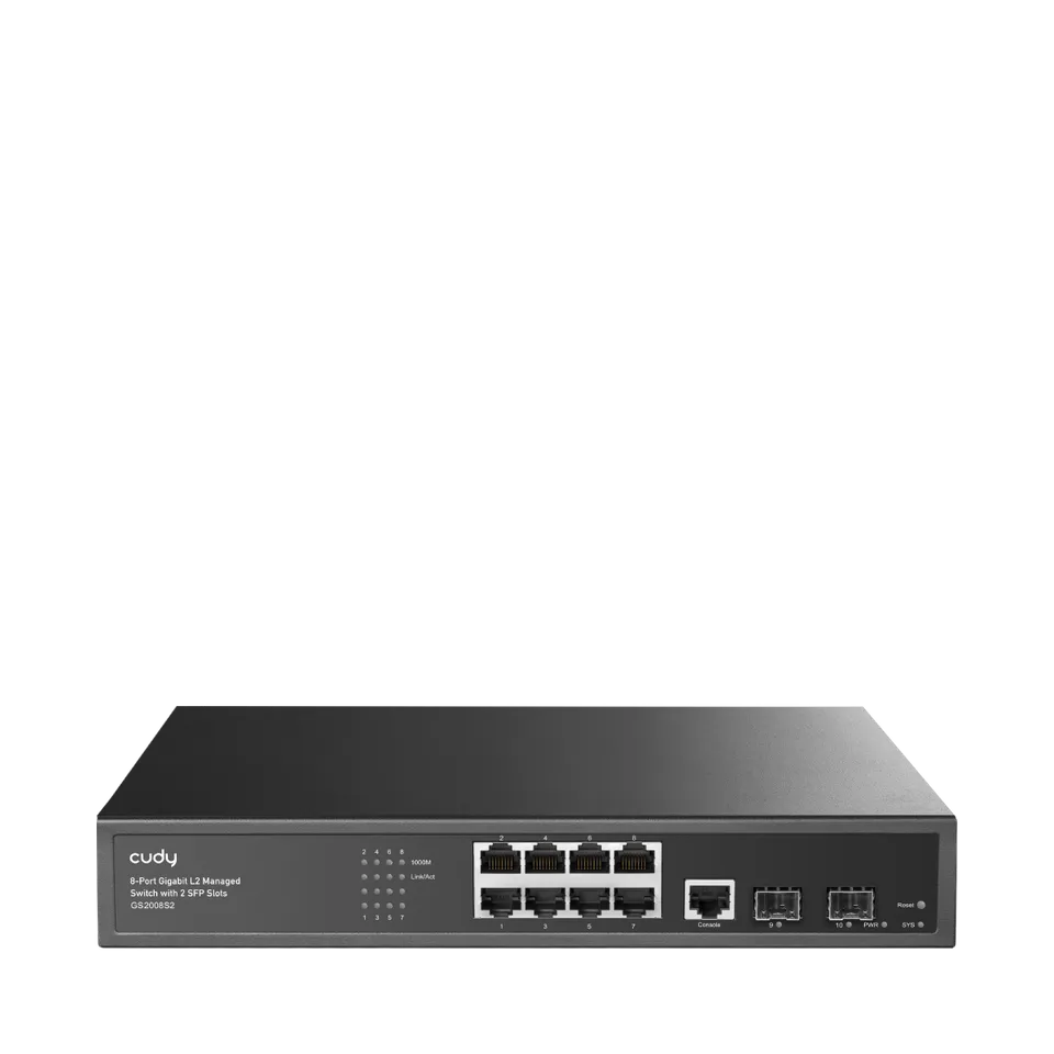 cudy-gs2008s2-managed-switch-8-port-gigabit-2-sfp image 1