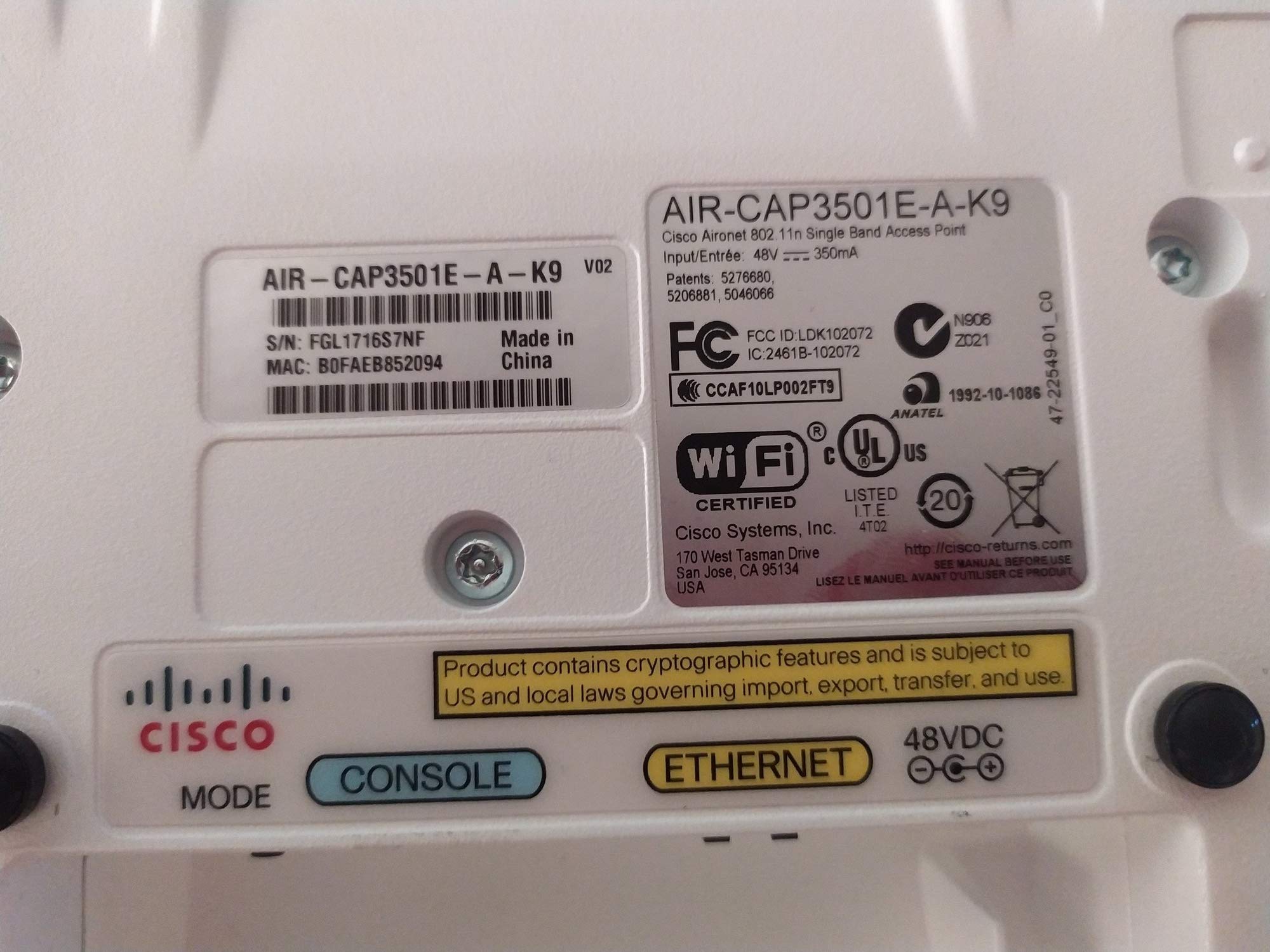 cisco-air-cap3501e-a-k9-access-point-802-11n-poe image 2