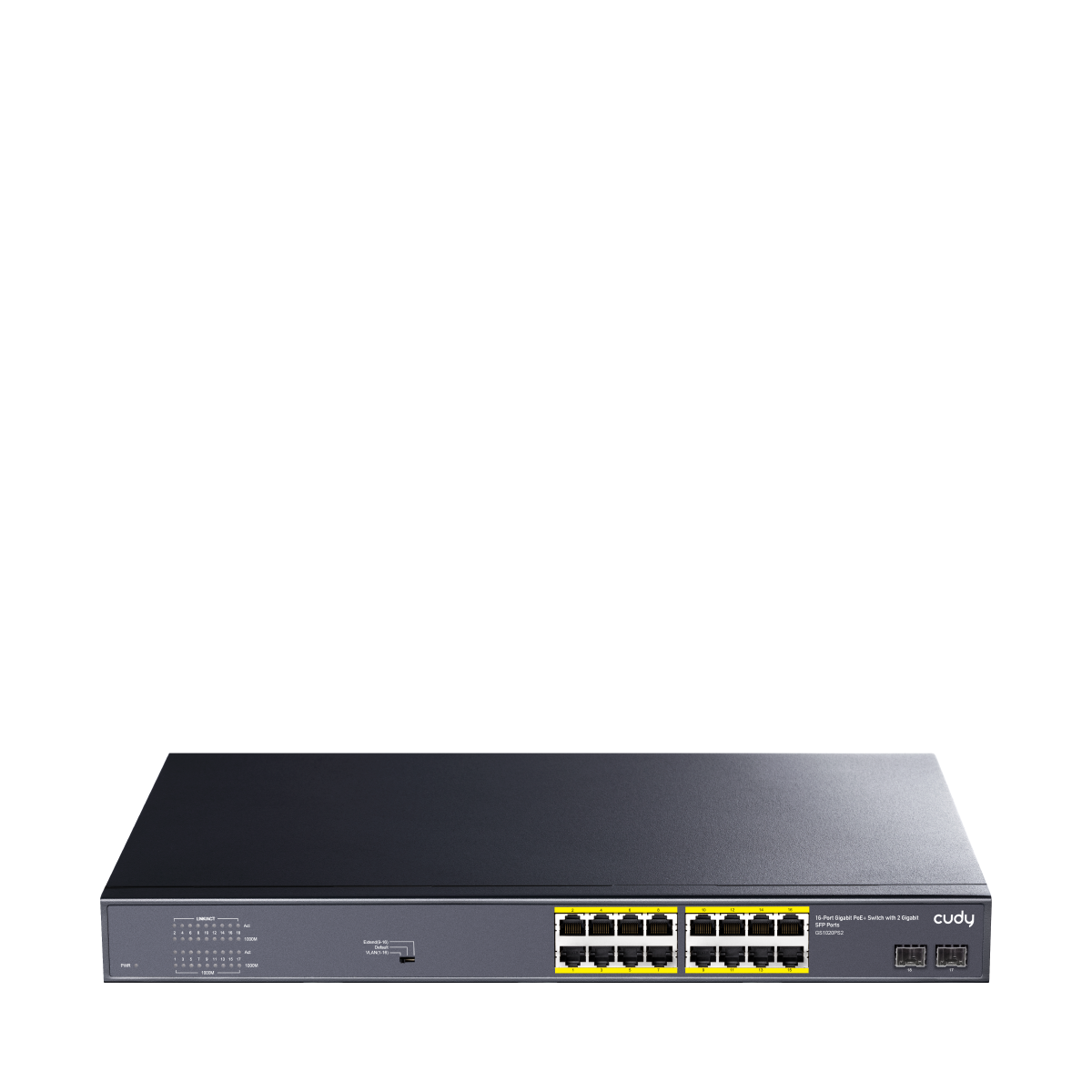 cudy-gs1020ps2-16-port-gigabit-poe-switch-200w-sfp image 1