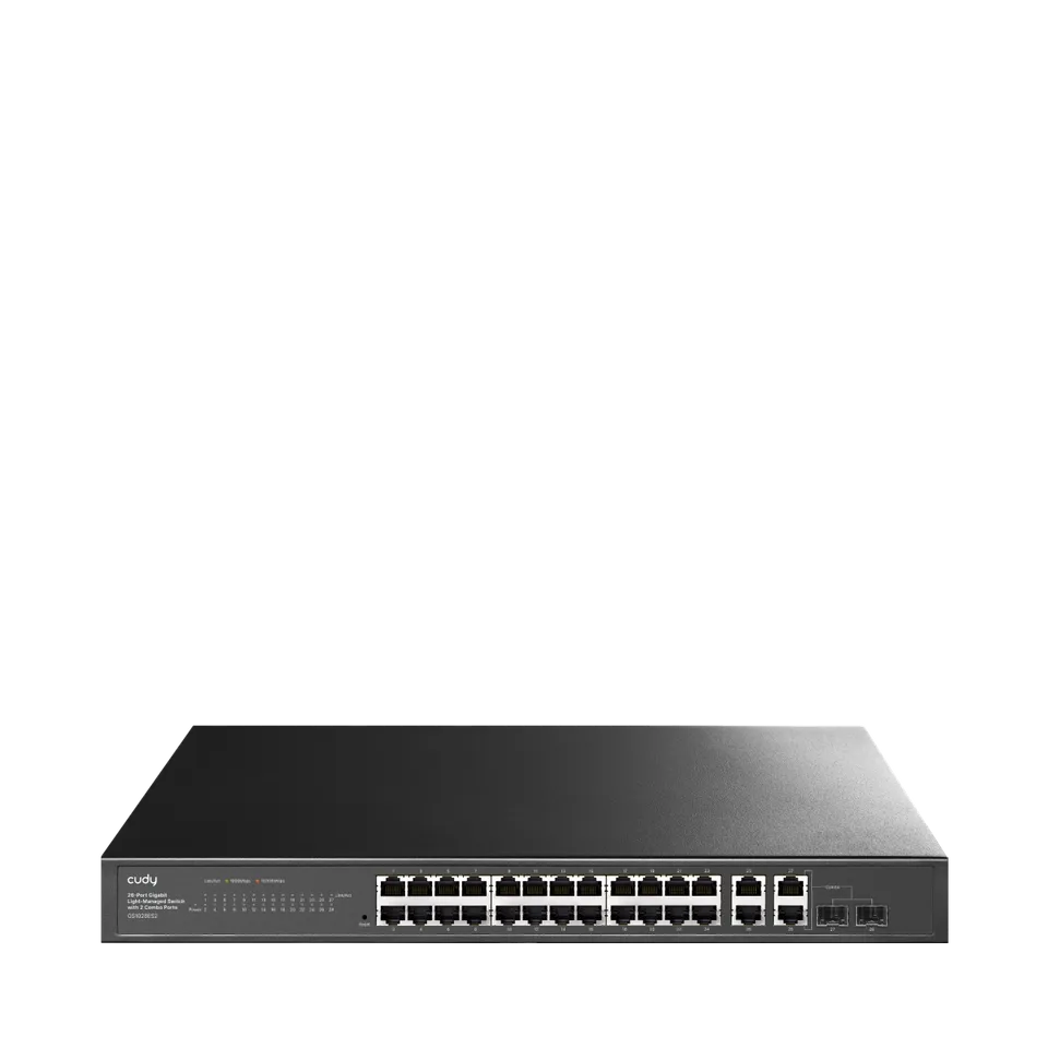 cudy-gs1028es2-26-port-gigabit-switch-managed-2-combo-ports image 1