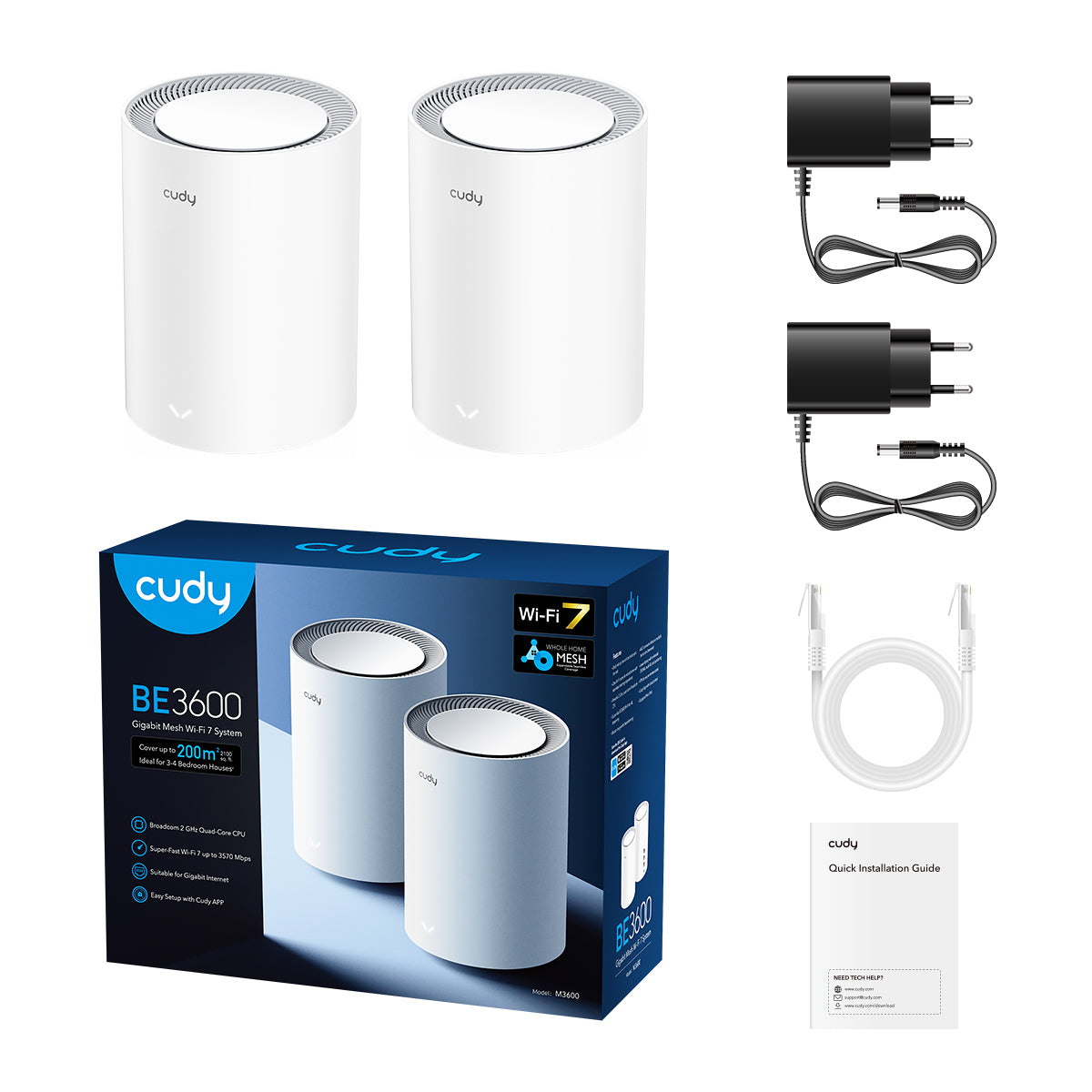 cudy-m3600-be3600-wifi-7-mesh-system-1er-pack-gigabit image 6