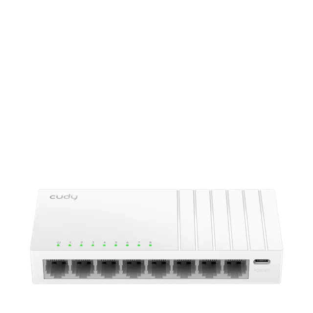 cudy-fs108d-8-port-fast-ethernet-switch-desktop-usb-c image 1