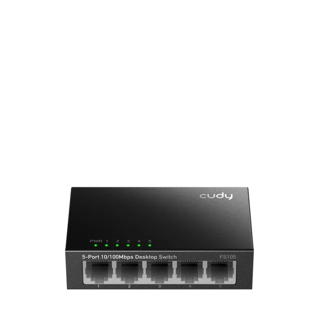 cudy-fs105-5-port-fast-ethernet-switch-metall image 1