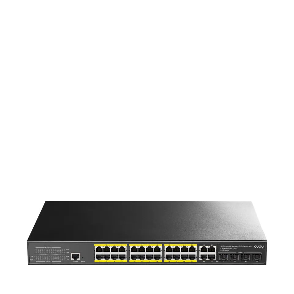 cudy-gs2028ps4-24-port-gigabit-poe-switch-300w-managed image 1