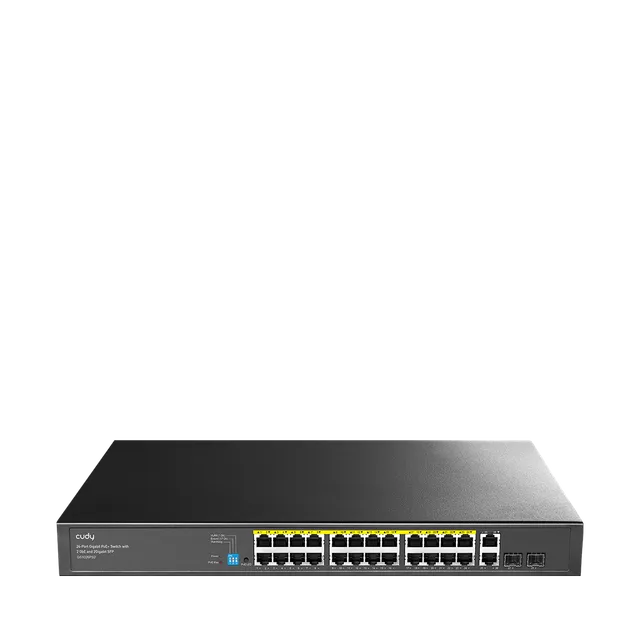 cudy-gs1026ps2-3-0-gigabit-poe-switch-24-port-300w-sfp image 1
