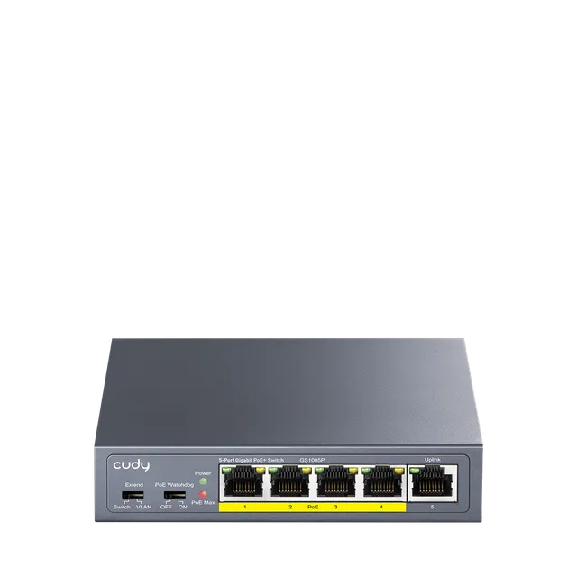 cudy-gs1005p-2-0-5-port-gigabit-poe-switch-60w image 1