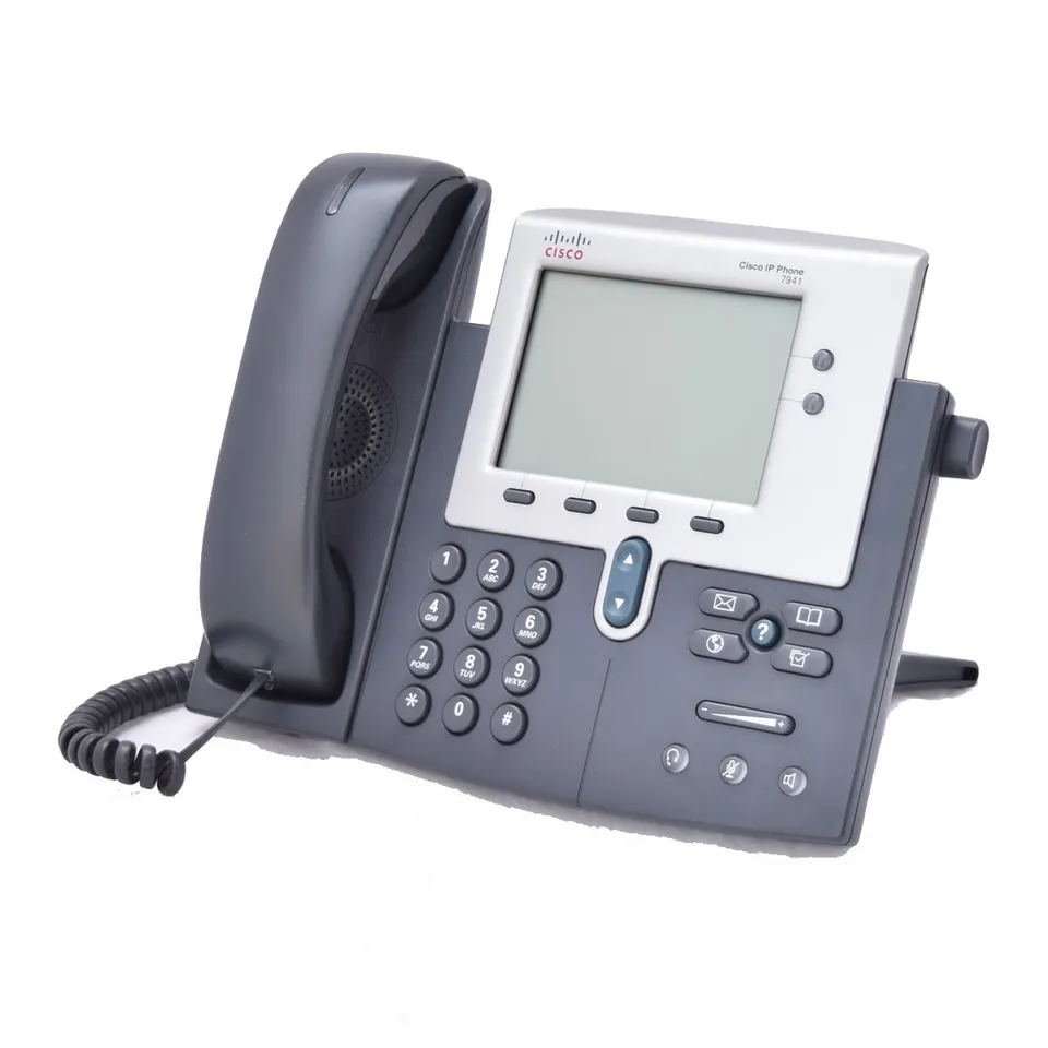 cisco-cp-7941g-ip-telefon-voip-general-berholt-mit-display image 1