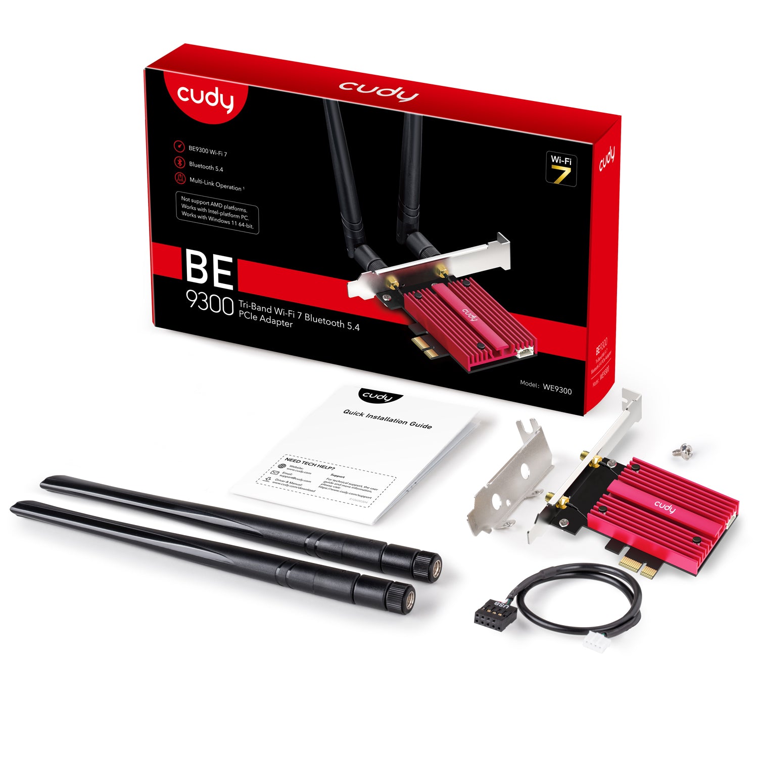 cudy-we9300-1-0-be9300-wifi-7-pcie-wlan-adapter-bluetooth image 6