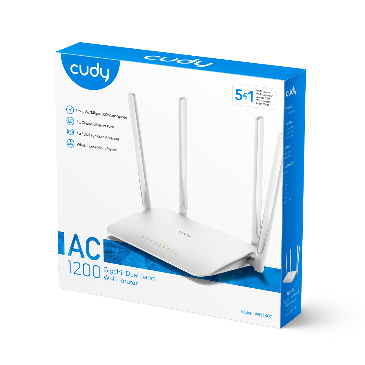 cudy-wr1300-ac1200-gigabit-mesh-wlan-router image 4