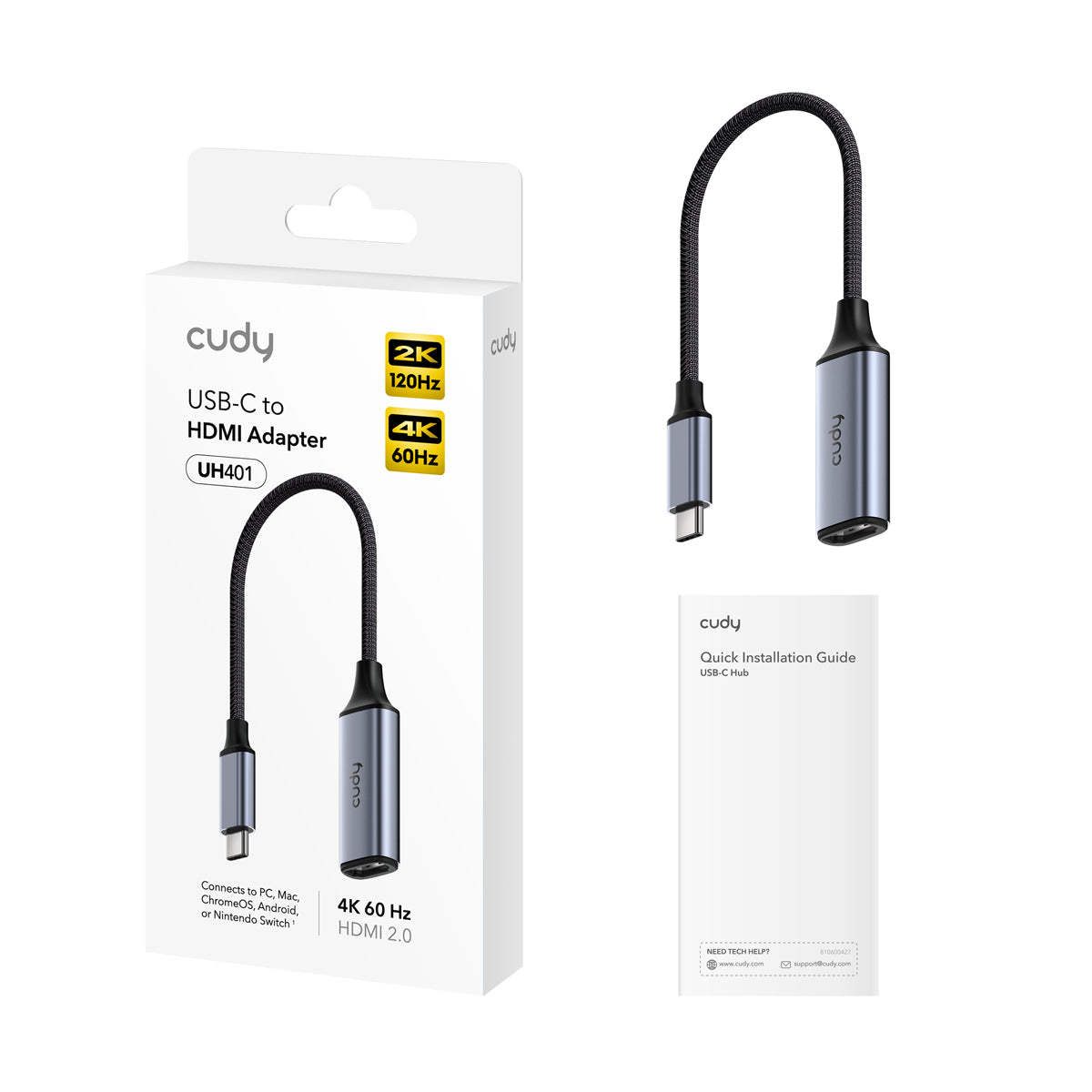 cudy-uh401-usb-c-auf-hdmi-adapter-4k-dock image 2