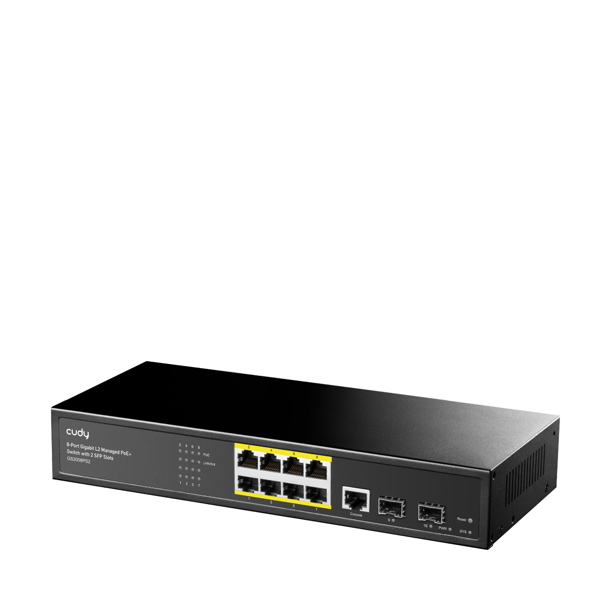 cudy-gs2008ps2-1-0-8-port-poe-switch-2-sfp image 2