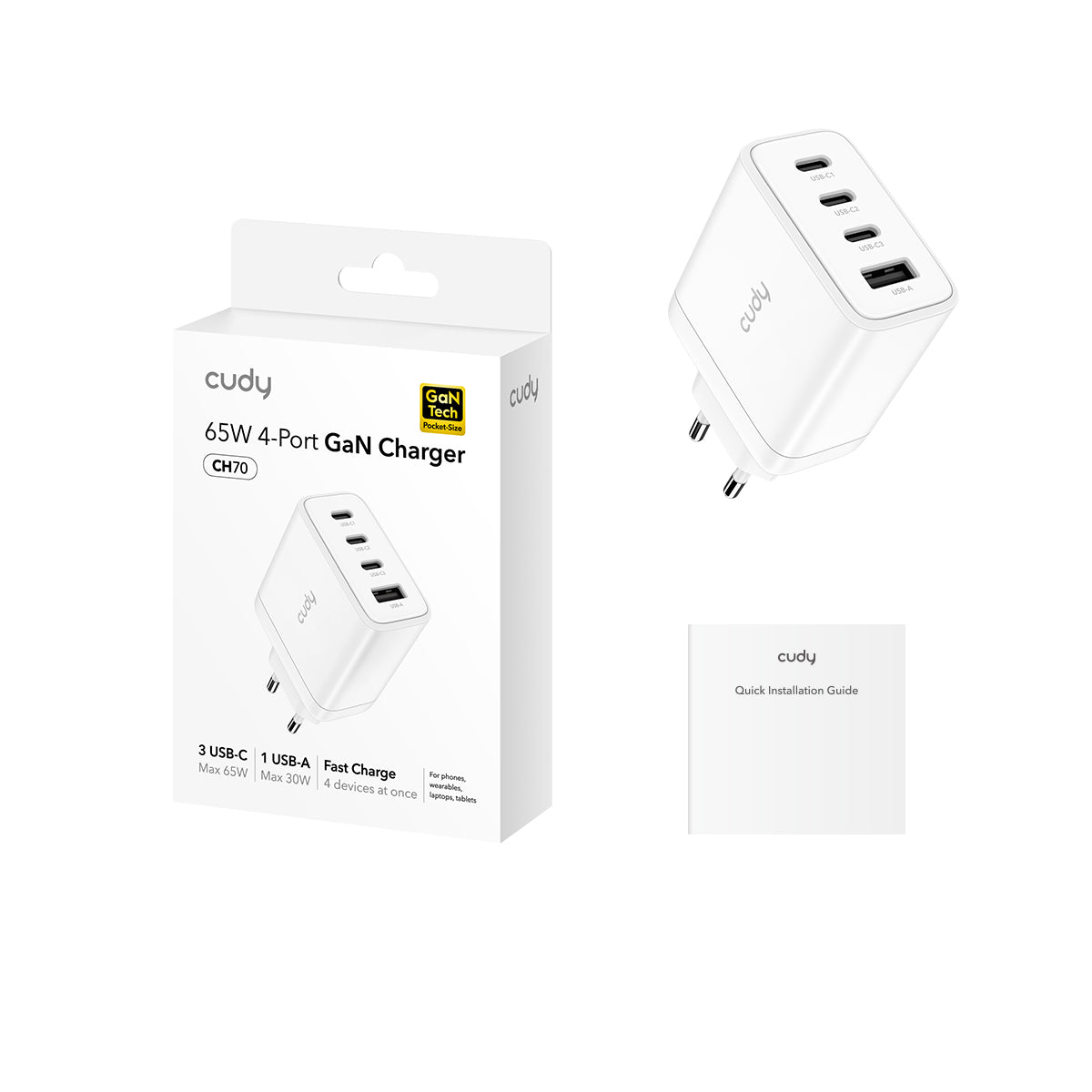 cudy-ch70-1-0-gan-ladeger-t-65w-4-port-usb-c image 2