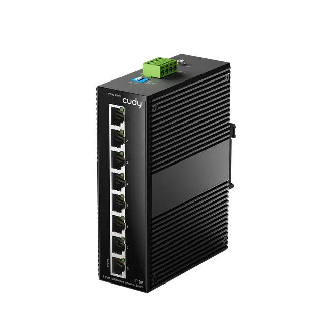cudy-if1008-8-port-industrial-switch-10-100-unmanaged image 1