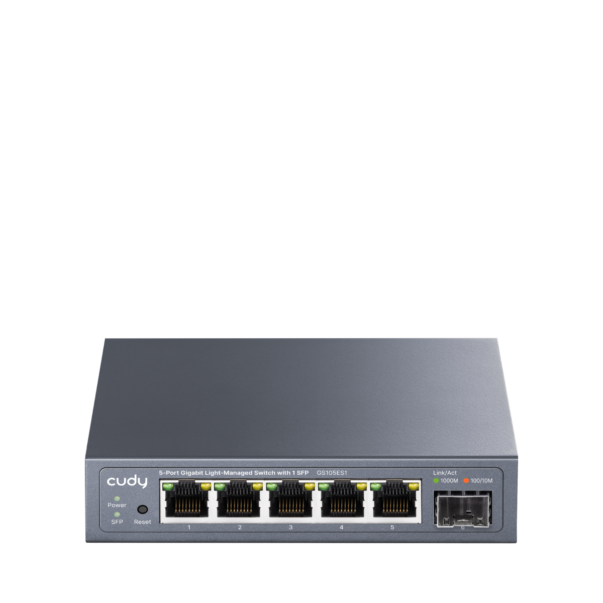 cudy-gs105es1-switch-5-port-gigabit-managed-1x-sfp image 1