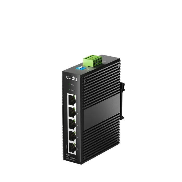 cudy-if1005-5-port-industrial-switch-10-100-mbps image 1