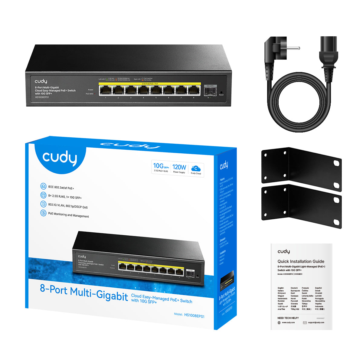cudy-hs1008eps1-8-port-2-5g-poe-switch-10g-sfp image 2