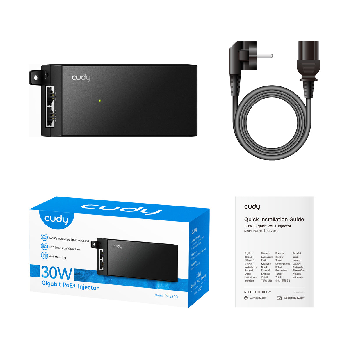 cudy-poe200-2-0-30w-gigabit-poe-injektor-wand image 3